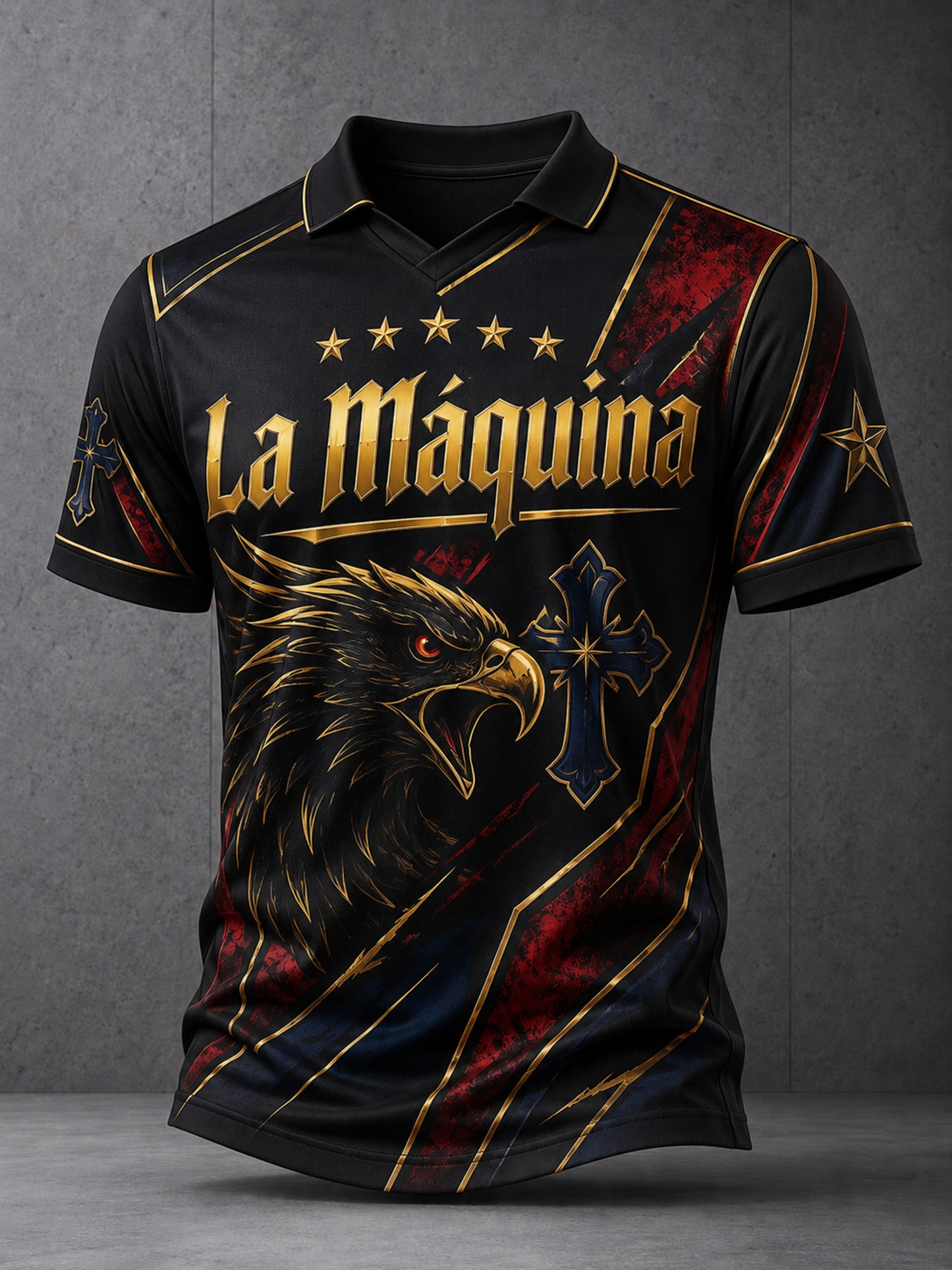 Men's Loose Basic V-Neck Printed Short Sleeve T-Shirt