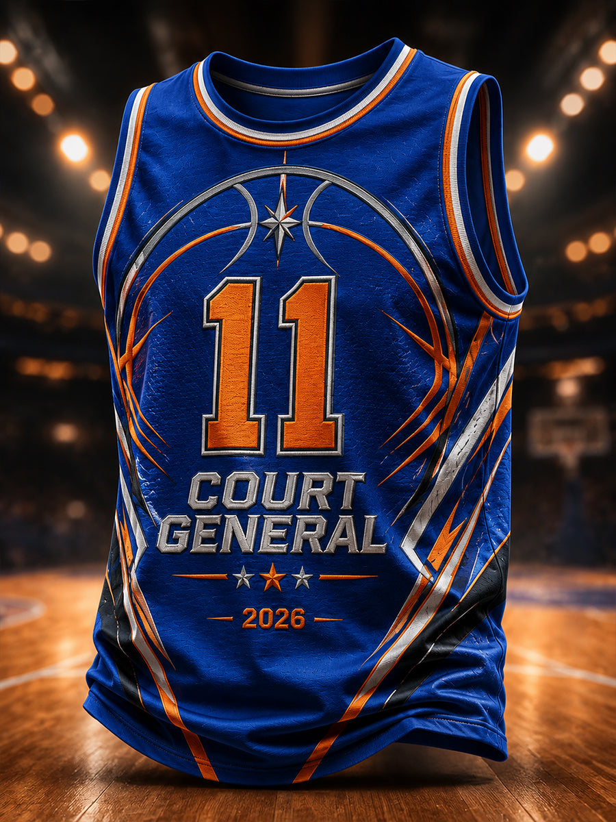 Men's Classic Basketball Fan Graphic Print Tank Top