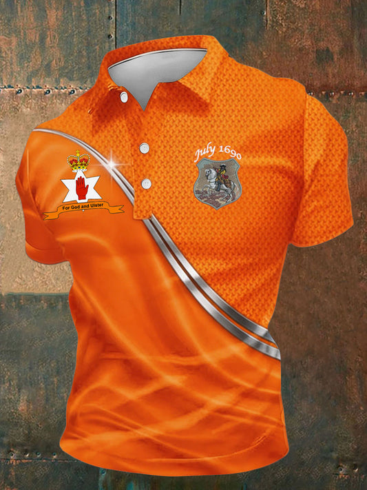 Men's 12th July Orangemen's Day Printed Casual Tops