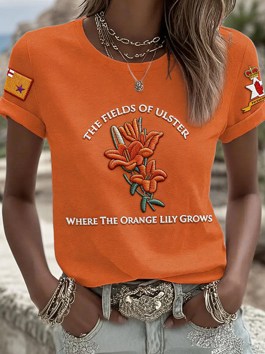 Women's 12th July Orangemen's Day Printed T-shirt