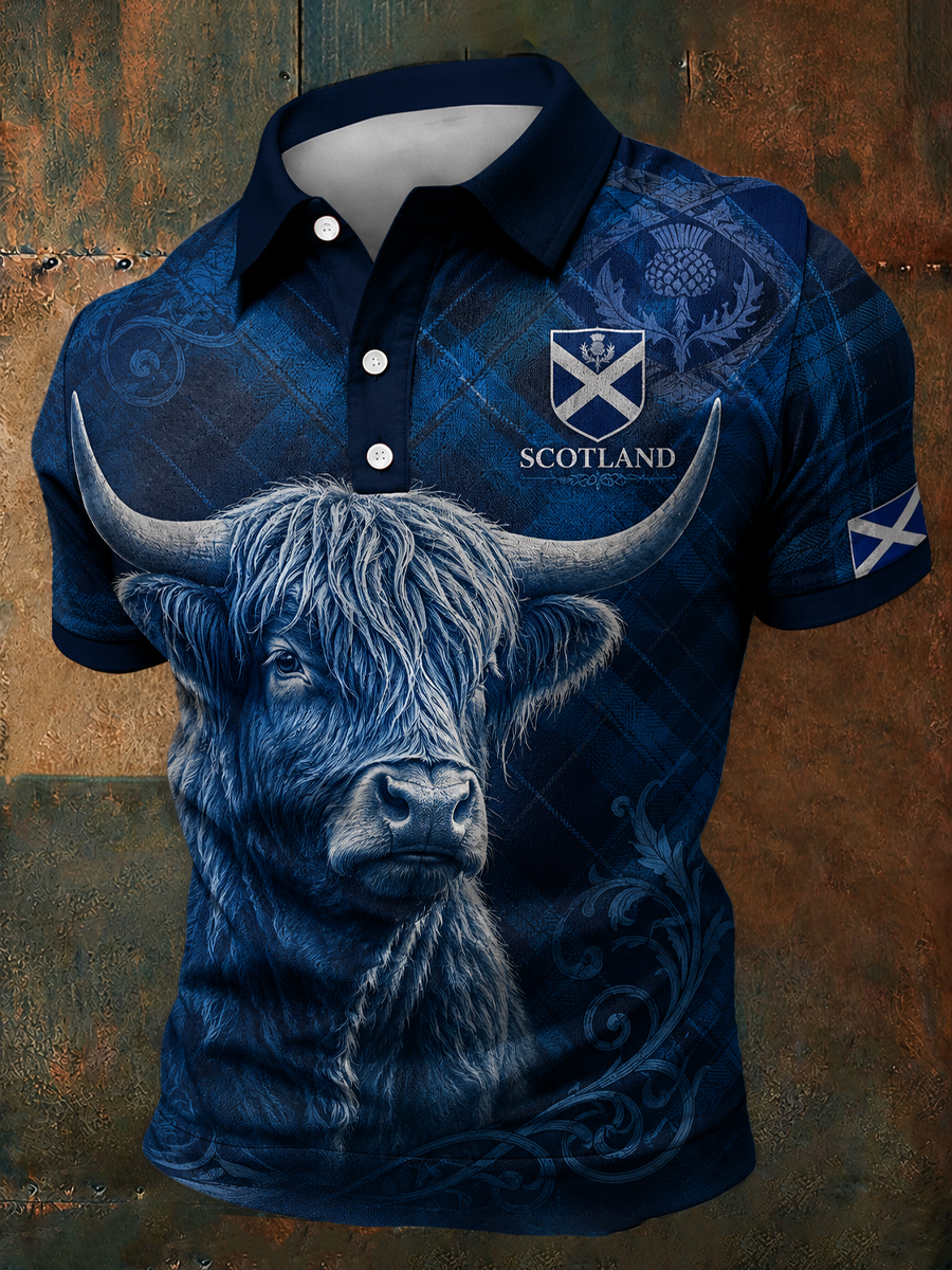 Men's Scotland Printed polo shirt