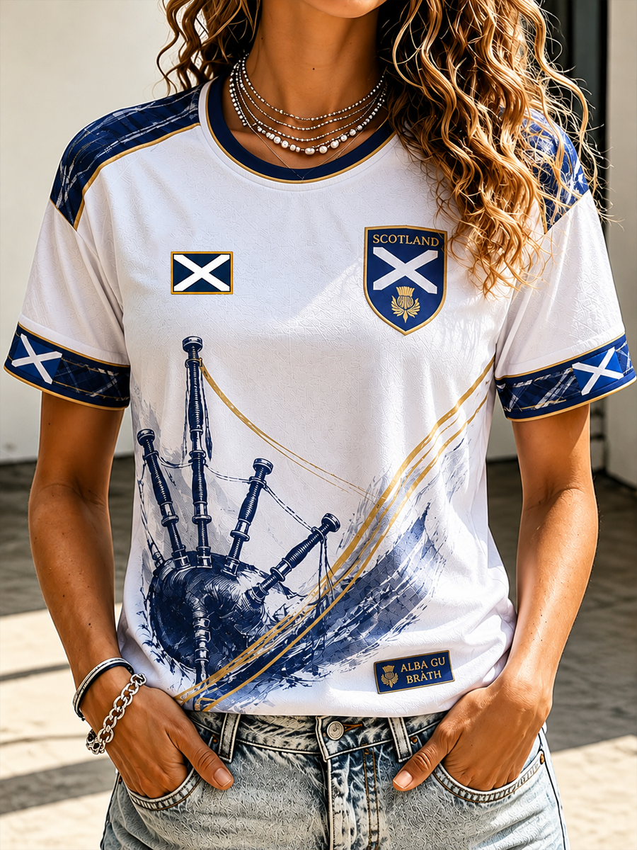 Women's Scotland Printed short-sleeved T-shirt