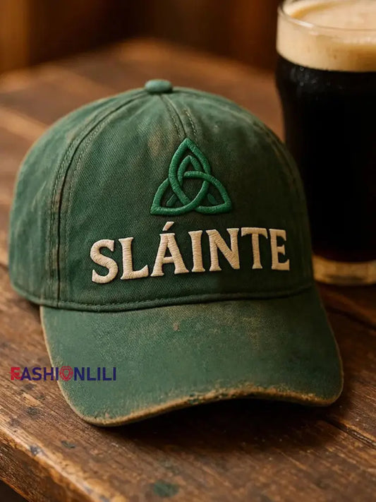 St. Patrick’s Day Print Casual Unisex Cap Green / ONE