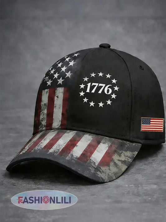 Unisex Anniversary Print Hat - Black / ONE