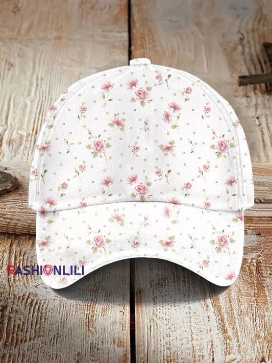 Unisex Breast Cancer Pink Print Hat As picture / ONE