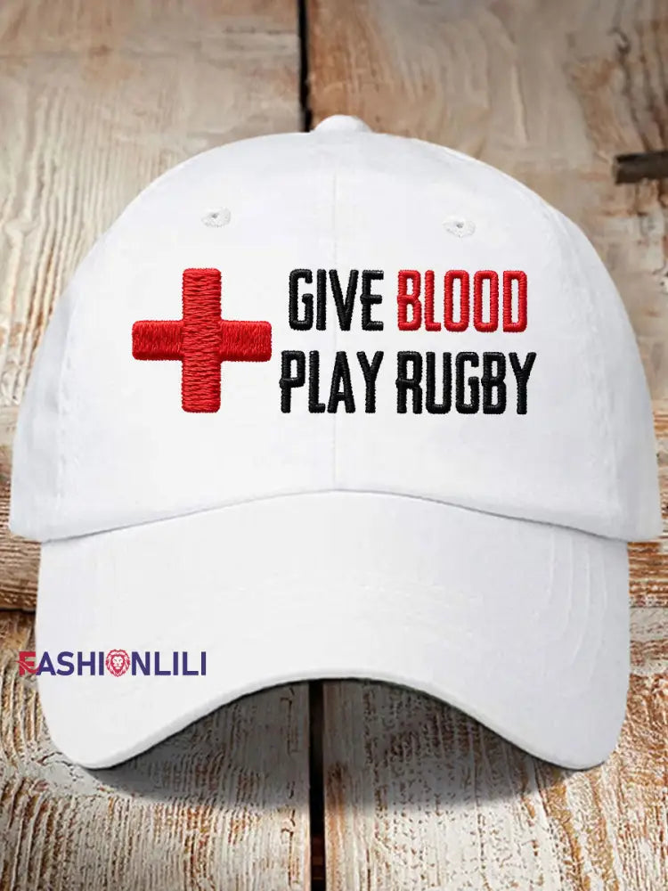 Unisex England Rugby Lover Printed Hat White / ONE
