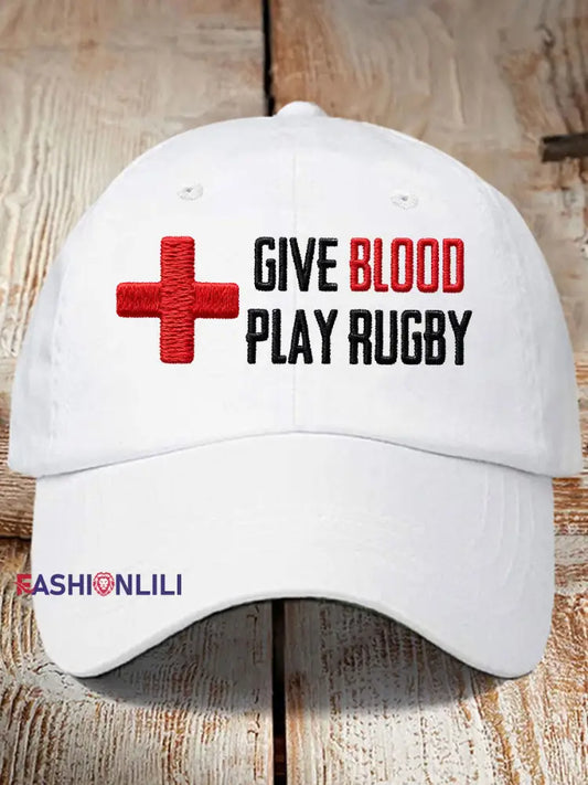 Unisex England Rugby Lover Printed Hat White / ONE