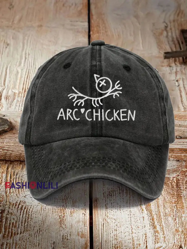 Unisex Funny Arc’chicken Hat Black / ONE