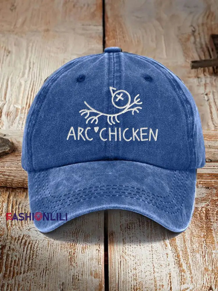 Unisex Funny Arc’chicken Hat Blue / ONE