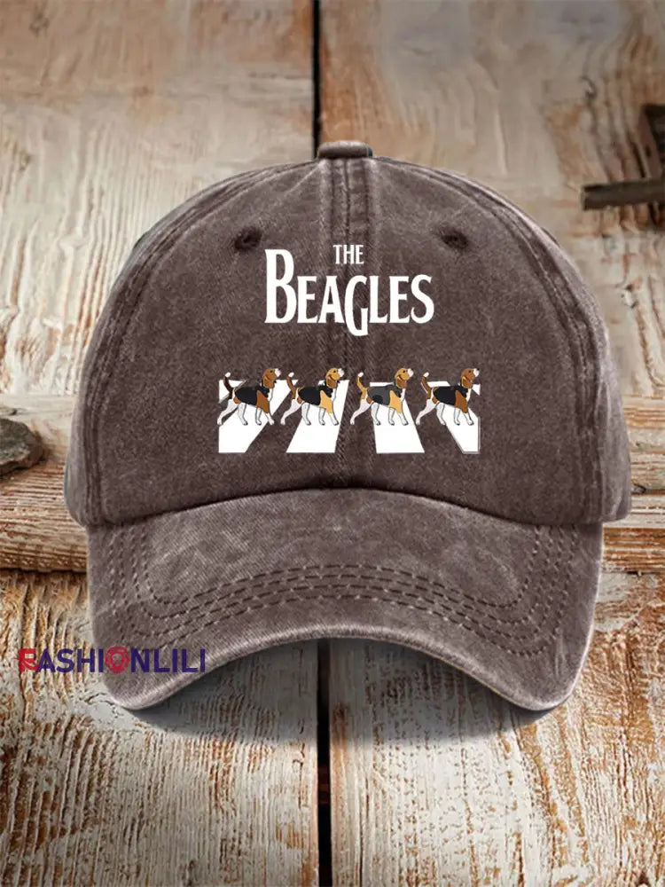 Unisex Funny The Beagles Hat Coffee / ONE