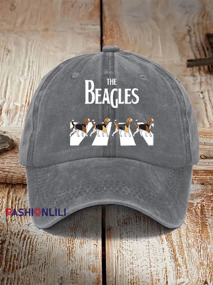 Unisex Funny The Beagles Hat Gray / ONE