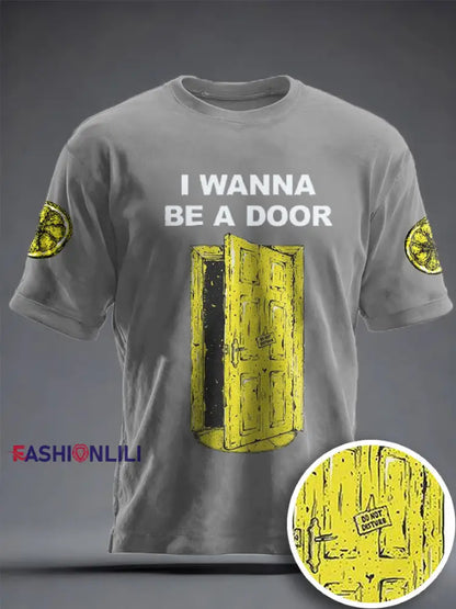 Unisex I Wanna Be Adored Lemon Roses Music Lover Printed T-shirt Light Gray / S