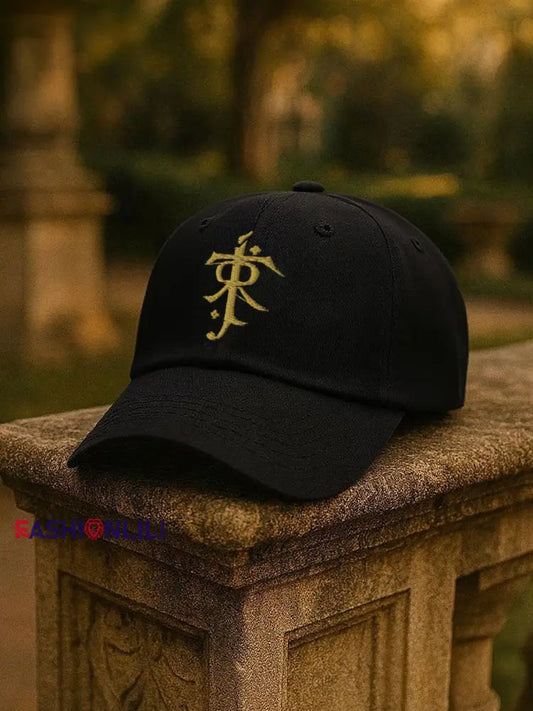 Unisex JRR Rings Books Lover Printed Hats Black / ONE