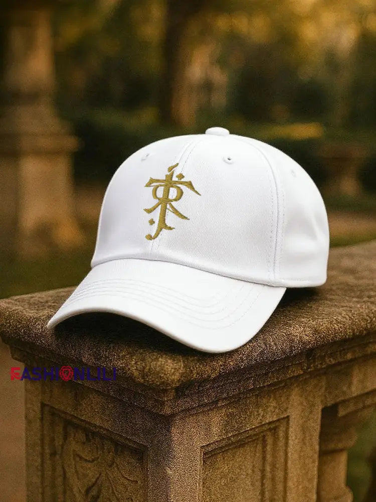 Unisex JRR Rings Books Lover Printed Hats White / ONE