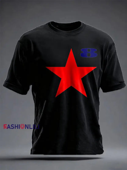 Unisex Modfather UK Music Mods Lover Printed T-shirt Black / S