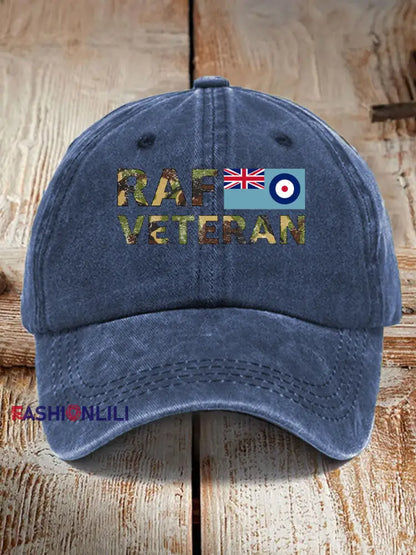 Unisex RAF Veteran Hat Navy Blue / JM