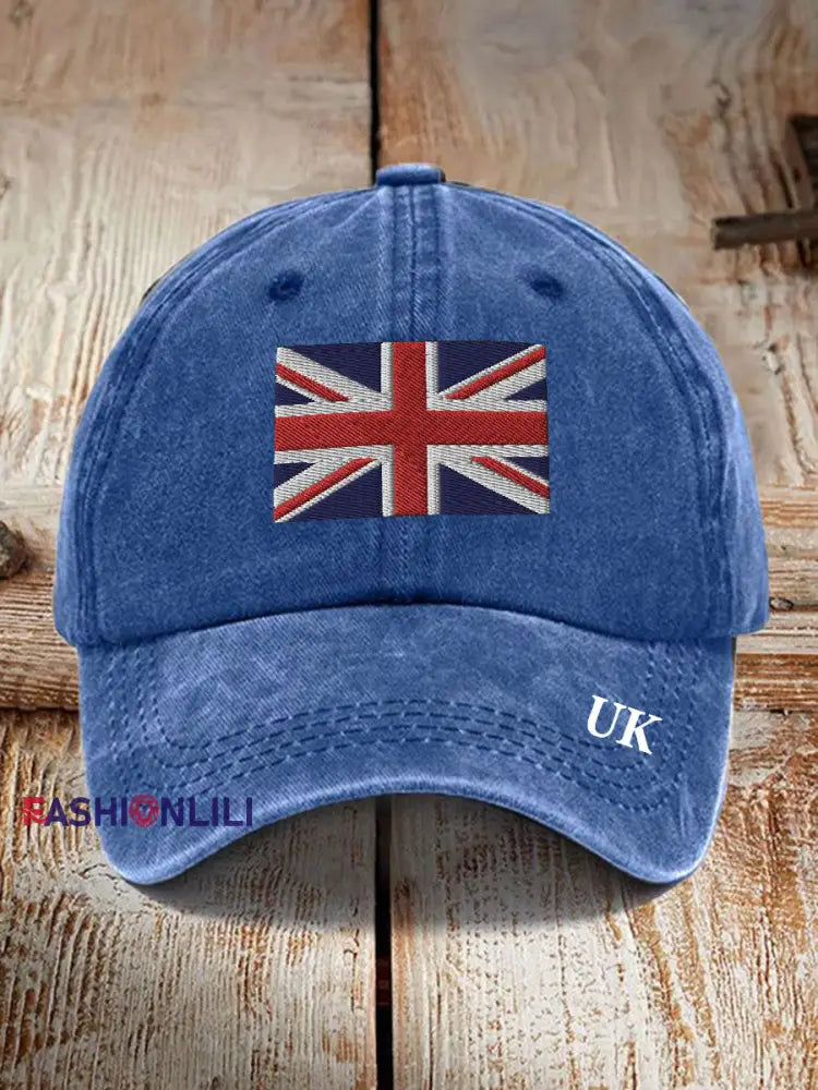 Unisex Resort Hawaiian Design Print Hat Blue / S