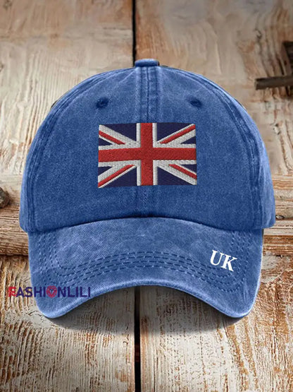 Unisex Resort Hawaiian Design Print Hat Blue / S