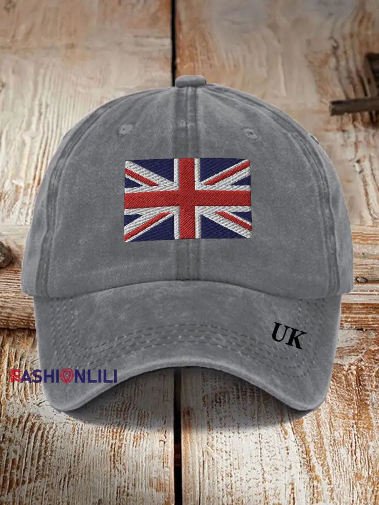 Unisex Resort Hawaiian Design Print Hat Gray / S