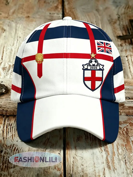 Unisex Retro English Football Casual Hat - A / ONE
