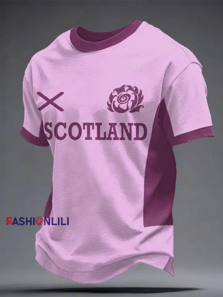 Unisex Scotland Rugby Lover Printed T-shirt As picture / S