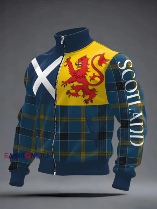 Unisex Scotland We’ll Be Coming 2026 Football Lover Printed Coat As picture / S