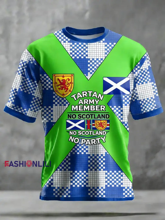 Unisex Scotland We’ll Be Coming 2026 Football Lover Printed T-shirt Blue / S