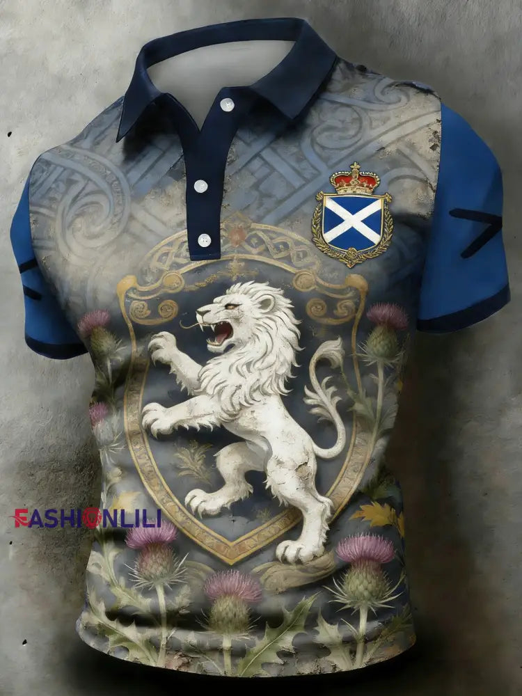 Unisex Scotland We’ll Be Coming 2026 Football Lover Printed T-shirt Blue / S