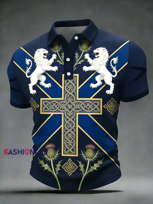 Unisex Scotland We’ll Be Coming 2026 Football Lover Printed T-shirt Blue / S