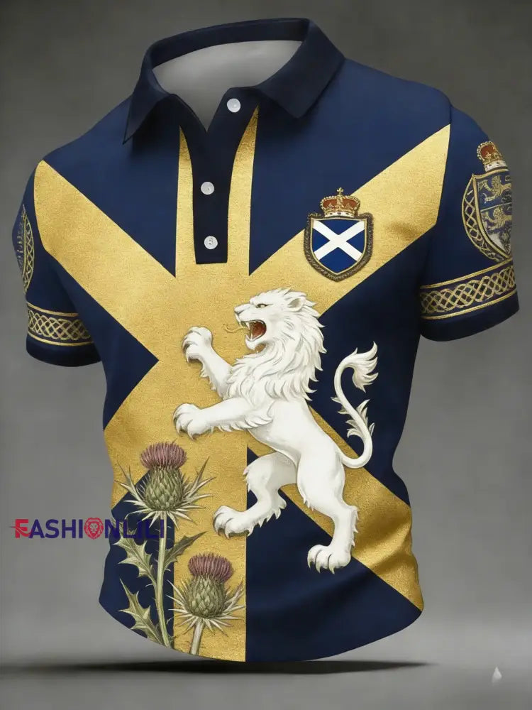 Unisex Scotland We’ll Be Coming 2026 Football Lover Printed T-shirt Blue / S