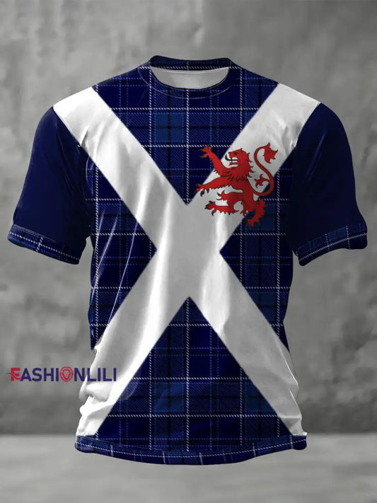 Unisex Scotland We’ll Be Coming 2026 Football Lover Printed T-shirt Navy Blue / S