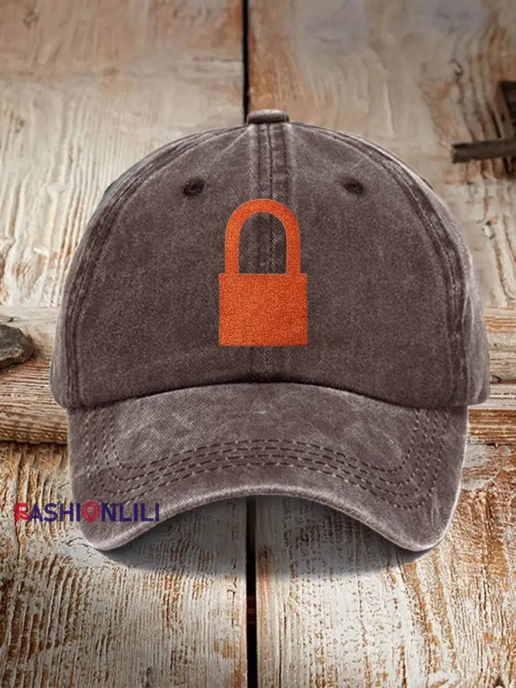 Unisex Showgirl Design Print Cap Coffee / ONE
