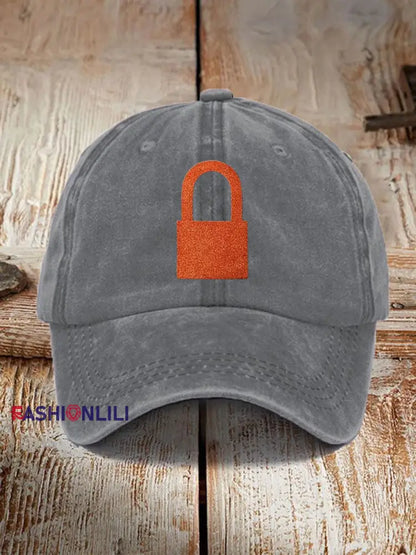 Unisex Showgirl Design Print Cap Gray / ONE