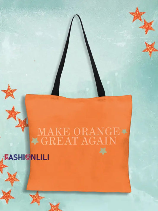Unisex Showgirl Printed Music Fan Canvas Bag As picture / ONE