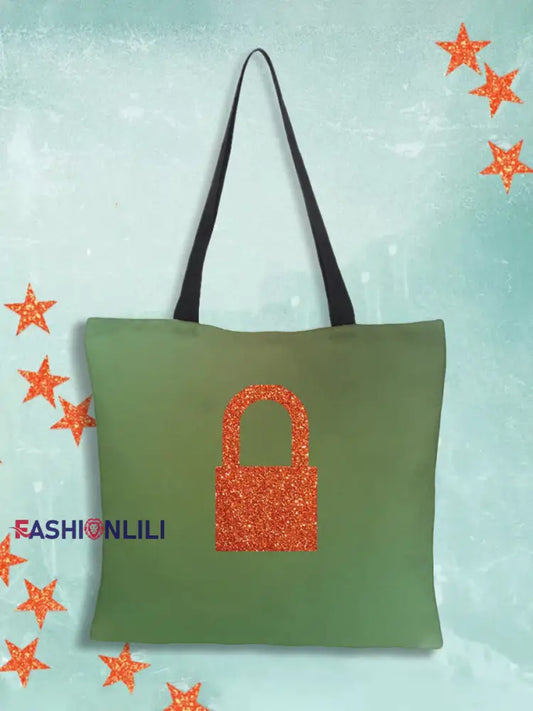 Unisex Showgirl Printed Music Fan Canvas Bag As picture / ONE