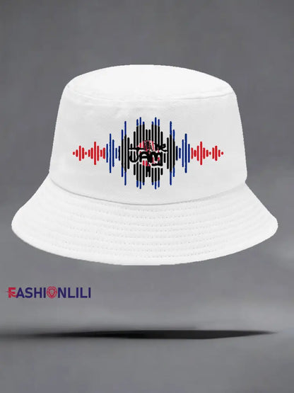 Unisex The Jam- Paul Weller and The Jam Bucket Hat White / ONE