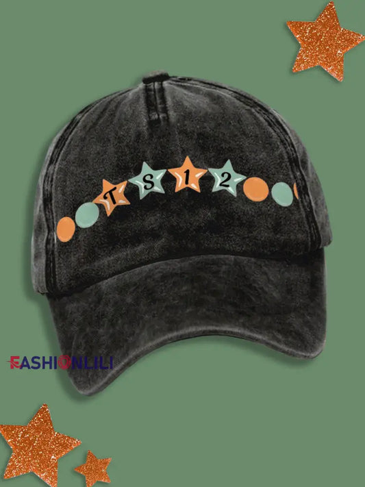 Unisex TS12 Music Fan Design Print Cap Black / ONE