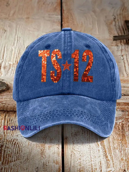 Unisex TS12 Print Hat Blue / ONE