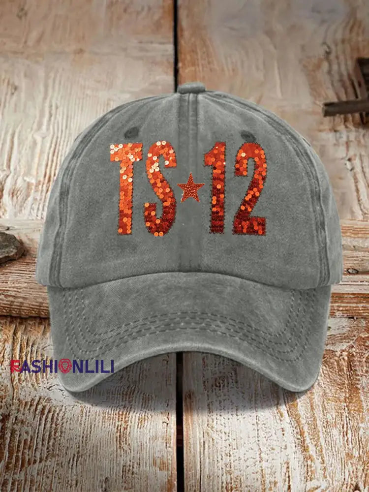 Unisex TS12 Print Hat Gray / ONE