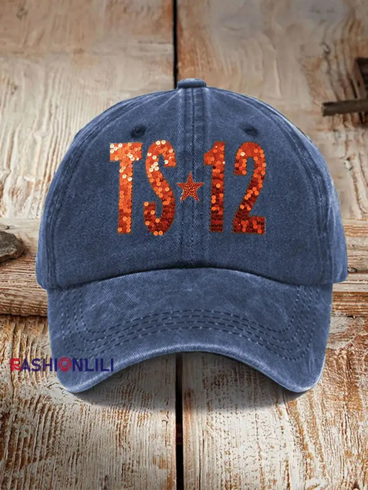 Unisex TS12 Print Hat Navy Blue / ONE