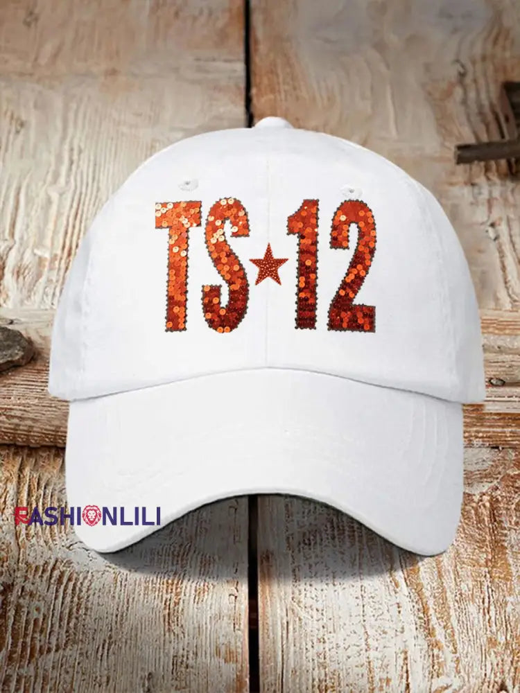 Unisex TS12 Print Hat White / ONE