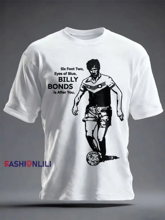 Unisex UK Football 4 Legend Printed T-shirt White / S