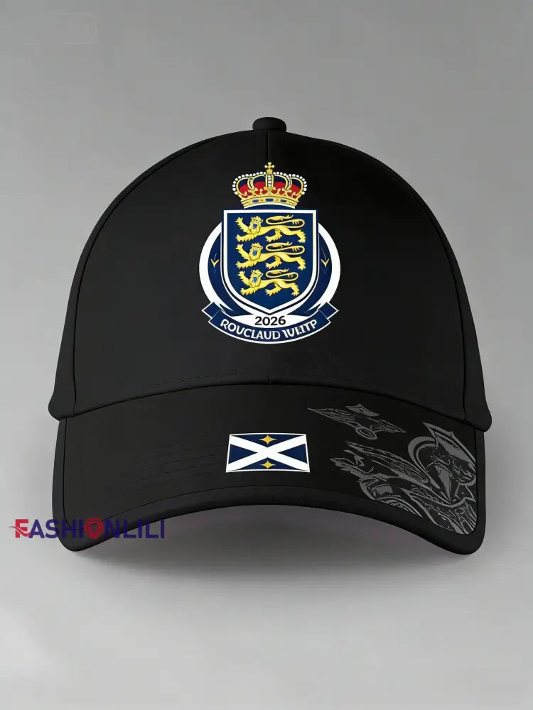 Unisex UK Football Lover England It’s Coming Home 2026 Printed Cap Black / ONE