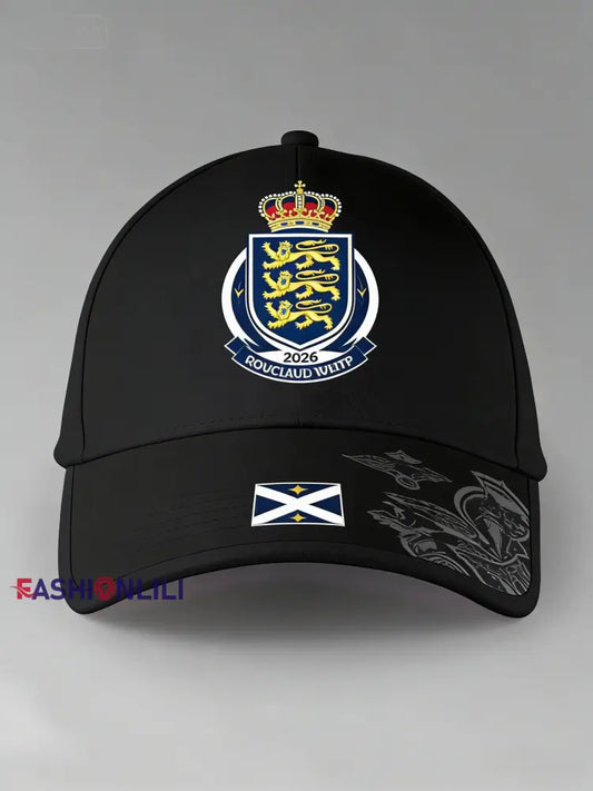 Unisex UK Football Lover England It’s Coming Home 2026 Printed Cap Black / ONE