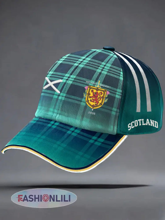 Unisex UK Football Lover Scotland Printed Hat - A / ONE