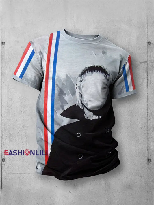 Unisex UK Mods Music Lover Printed T-shirt As picture / S