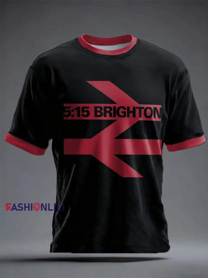 Unisex UK Mods Music Lover Printed T-shirt Black / S