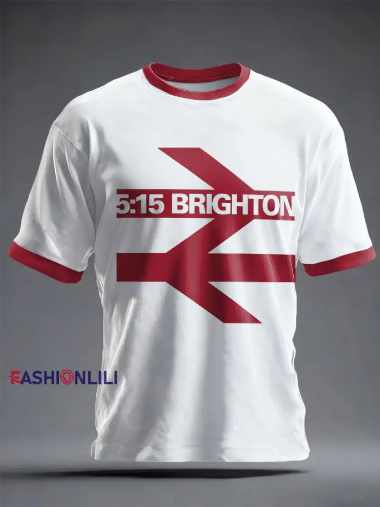 Unisex UK Mods Music Lover Printed T-shirt White / S