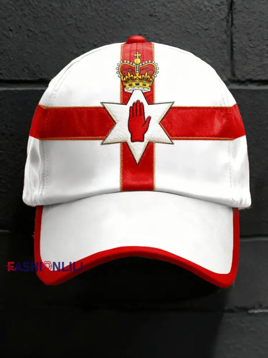 Unisex UK Northern Ireland Flag Art Print Hat As picture / ONE