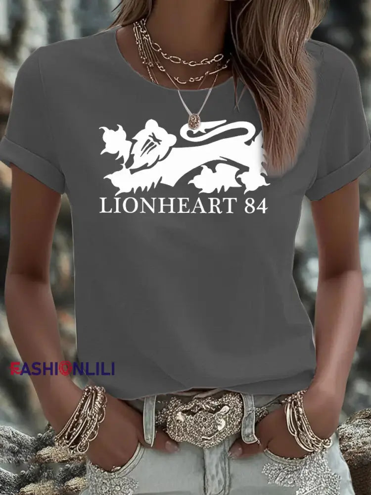 Women’s British Veteran Iron On Short Sleeve T Shirt Dark Gray / S